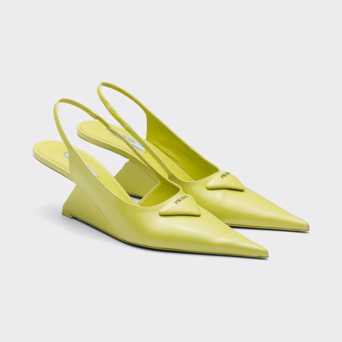 Prada Leather High Heels Shoes #nigo53632