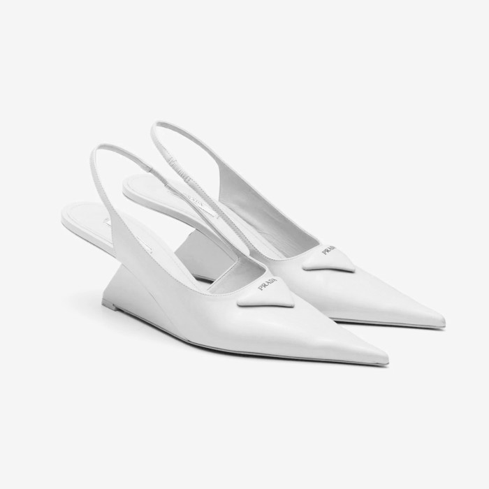 Prada Leather High Heels Shoes #nigo53632