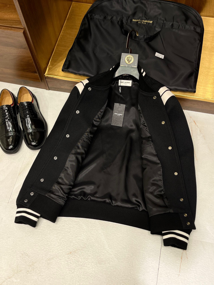 Saint Laurent Teddy Jacket In Wool Ngvp #nigo691