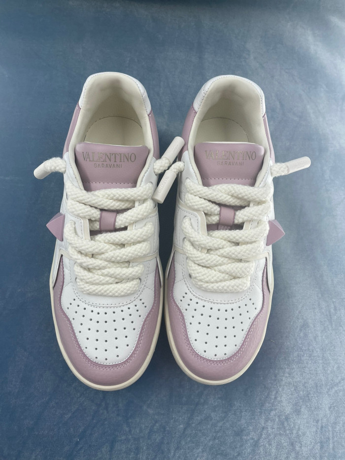 Valentino One Stud Xl Nappa Leather Low Top Sneaker Studded Athleisure Shoes #nigo96282