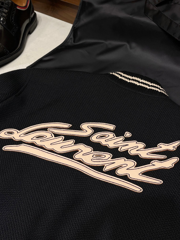 Saint Laurent Teddy Jacket In Wool Ngvp #nigo691