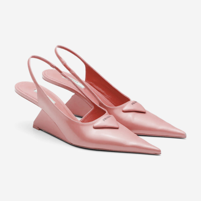 Prada Leather High Heels Shoes #nigo53632