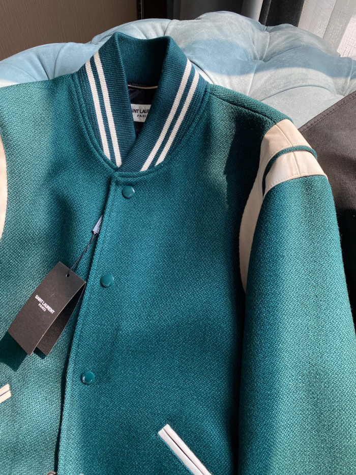 Saint Laurent Teddy Jacket In Wool Ngvp #nigo691