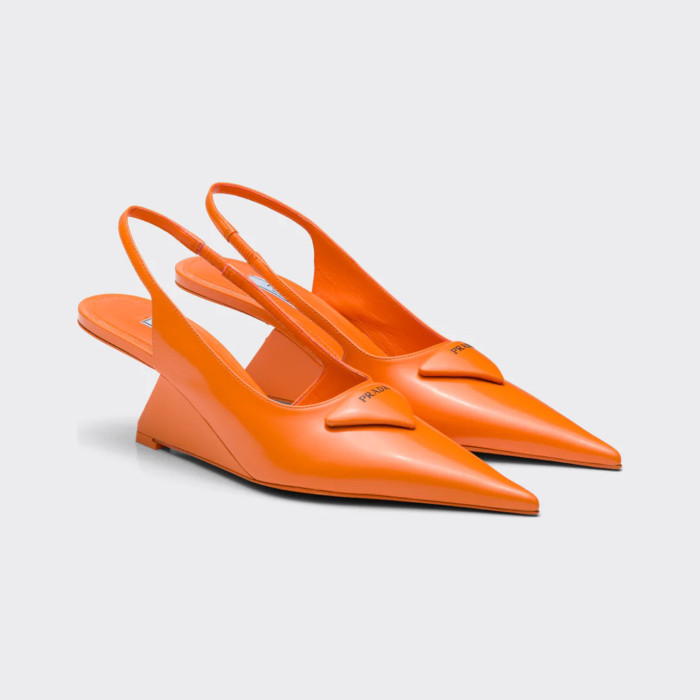 Prada Leather High Heels Shoes #nigo53632
