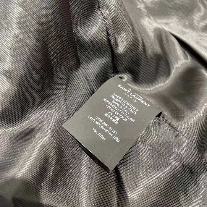 Saint Laurent Teddy Jacket In Wool Ngvp #nigo691