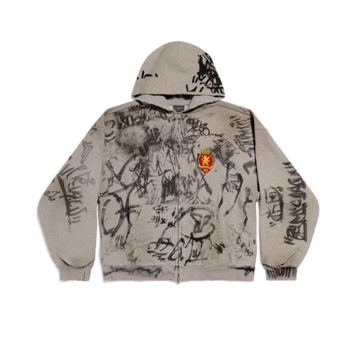Balenciaga Skater Zip Up Hoodie Medium Fit Baggy Sweatpants Ngvp #nigo6481