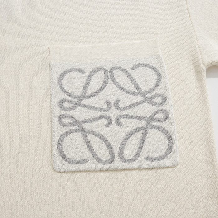 Loewe Sweater In Cotton And Viscose Crew Neck Knit Pullover #nigo96296