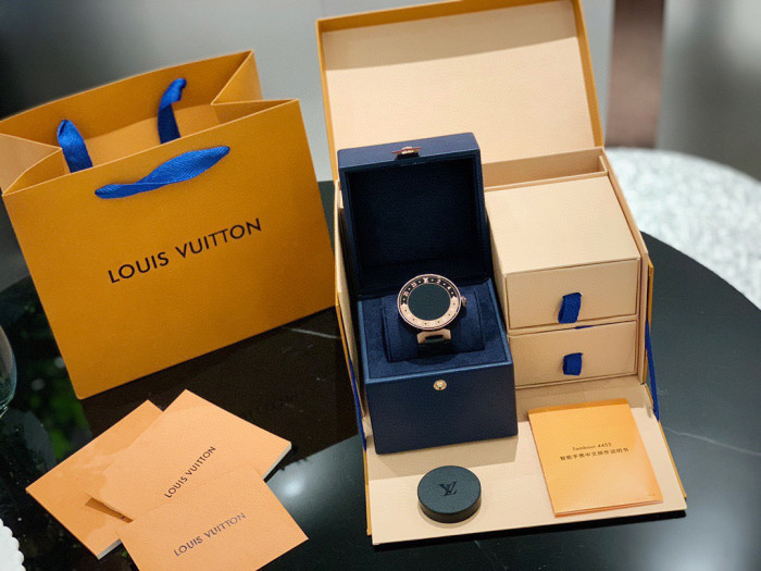 Louis Vuitton Bluetooth Link Electronic Watch Casual Leather Strap 2nd Generation Watch #nigo755