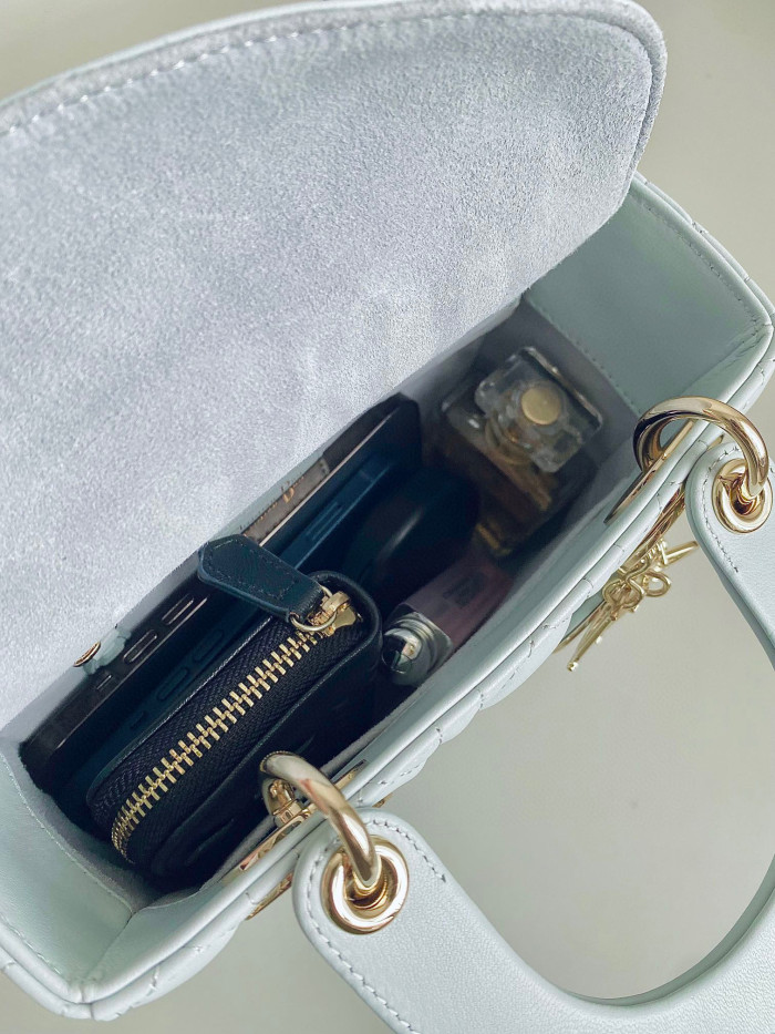 Dior Lady-D-Joy Bag NIGO Leather Carrying Chain Bag #nigo21446
