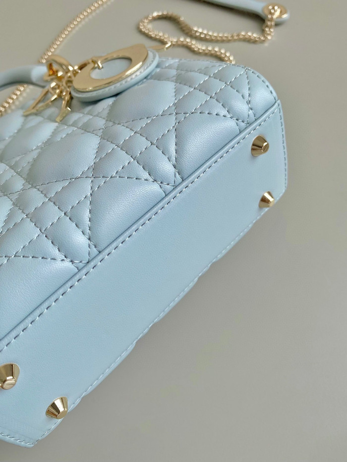 Dior Lady-D-Joy Bag NIGO Leather Carrying Chain Bag #nigo21446