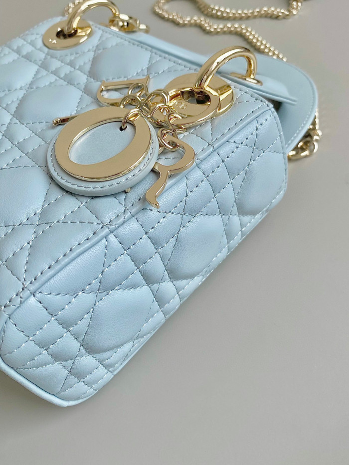 Dior Lady-D-Joy Bag NIGO Leather Carrying Chain Bag #nigo21446