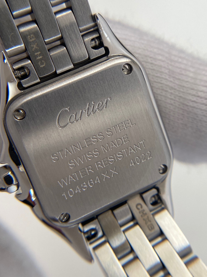 Cartier Cheetah Collection Silver Fashion Small Square Watch #nigo96317