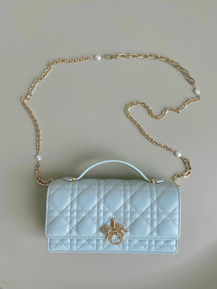 Dior MISS Leather Carrying Chain Bag #nigo21721