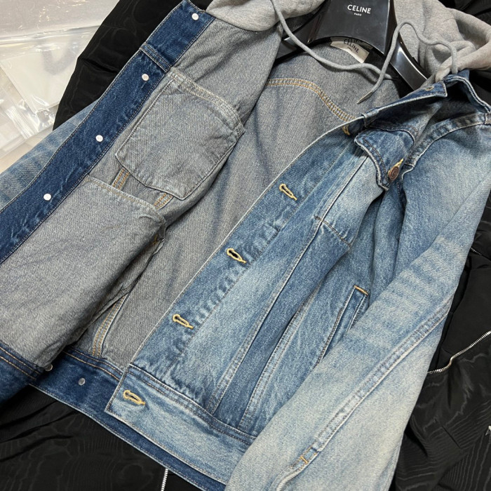 Celine Hooded Denim Jacket #nigo96312