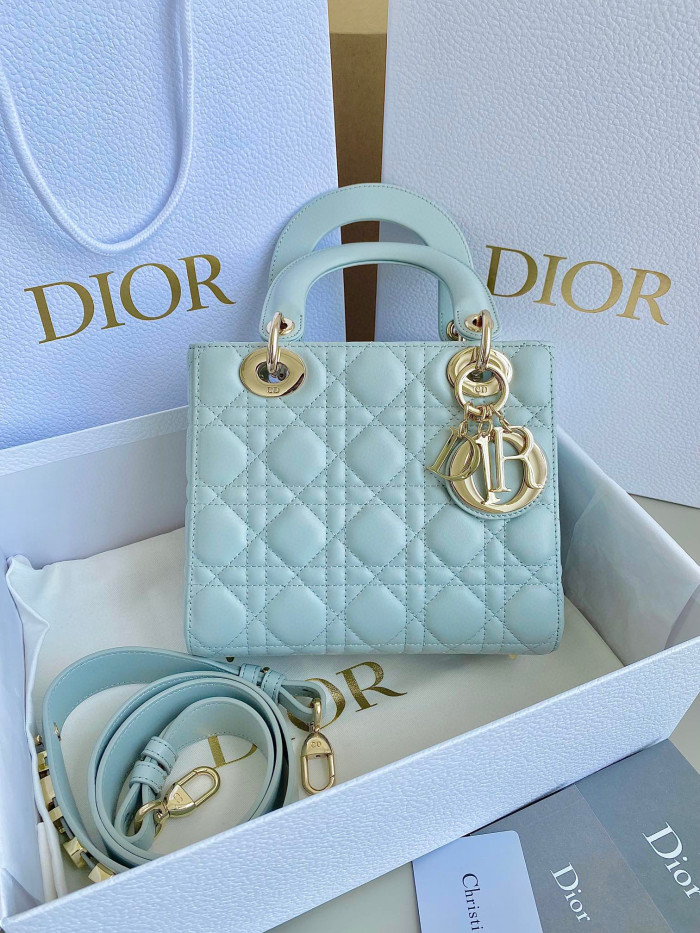 Dior Lady-D-Joy Bag NIGO Leather Carrying Chain Bag #nigo21446