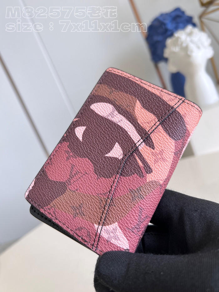 Louis Vuitton Pocket Organizer Medium Leather Wallet Coin Purse #nigo96288
