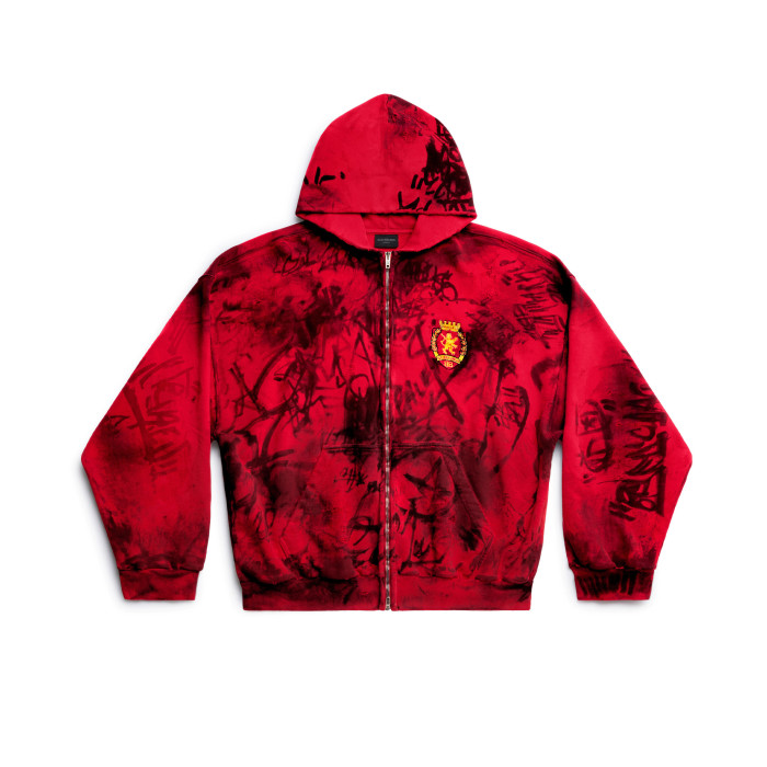 Balenciaga Skater Zip Up Hoodie Medium Fit Baggy Sweatpants Ngvp #nigo6481
