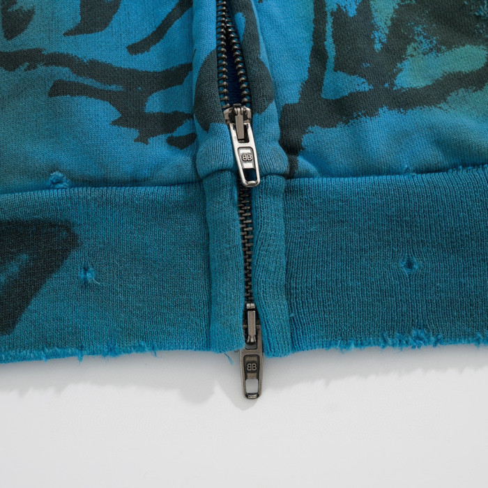 Balenciaga Skater Zip Up Hoodie Medium Fit Baggy Sweatpants Ngvp #nigo6481