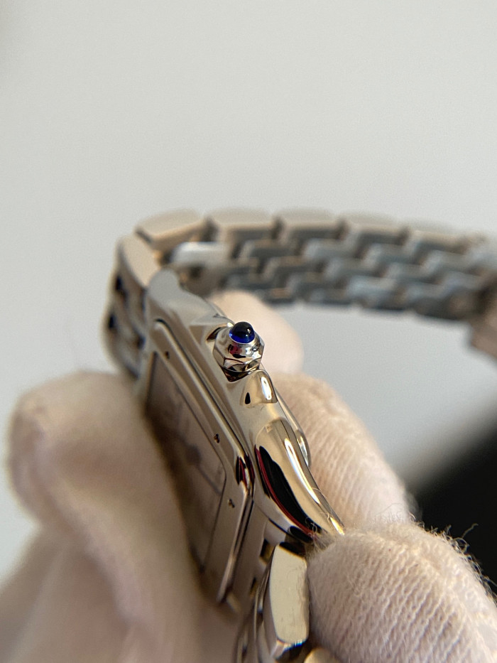 Cartier Cheetah Collection Silver Fashion Small Square Watch #nigo96317