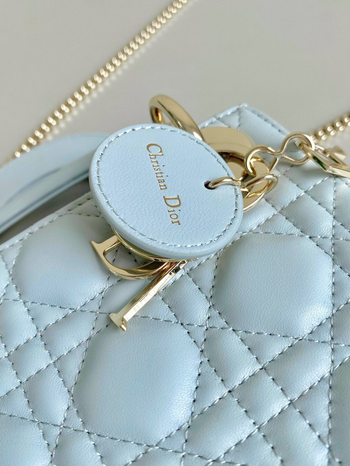 Dior Lady-D-Joy Bag NIGO Leather Carrying Chain Bag #nigo21446