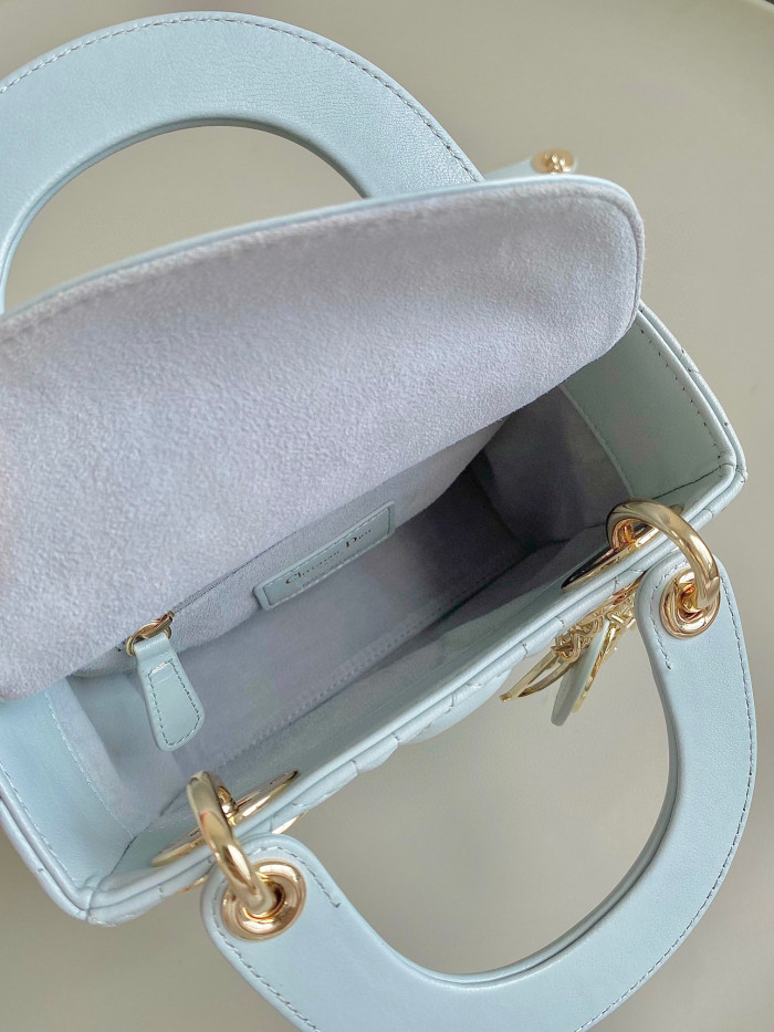 Dior Lady-D-Joy Bag NIGO Leather Carrying Chain Bag #nigo21446
