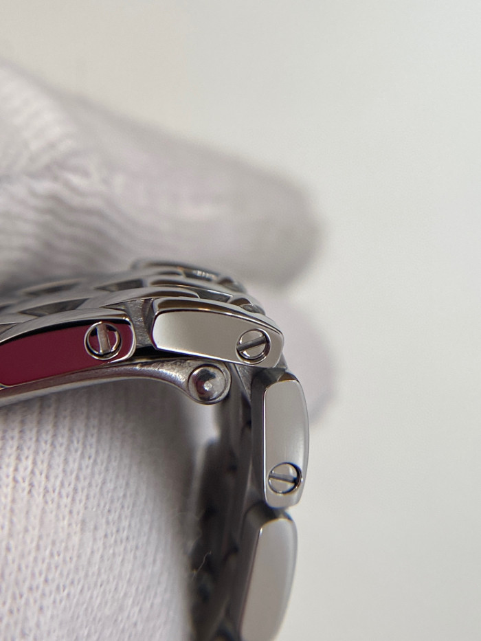 Cartier Cheetah Collection Silver Fashion Small Square Watch #nigo96317