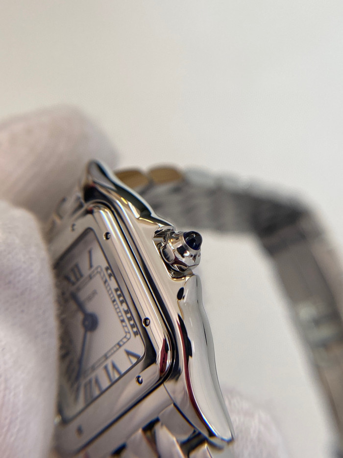 Cartier Cheetah Collection Silver Fashion Small Square Watch #nigo96317