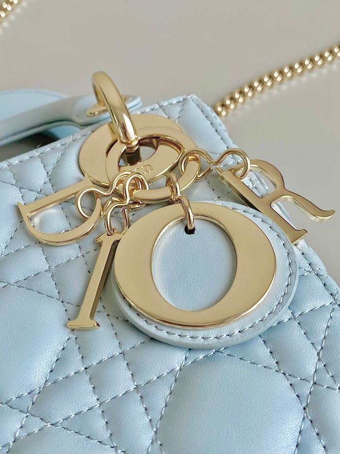 Dior Lady-D-Joy Bag NIGO Leather Carrying Chain Bag #nigo21446