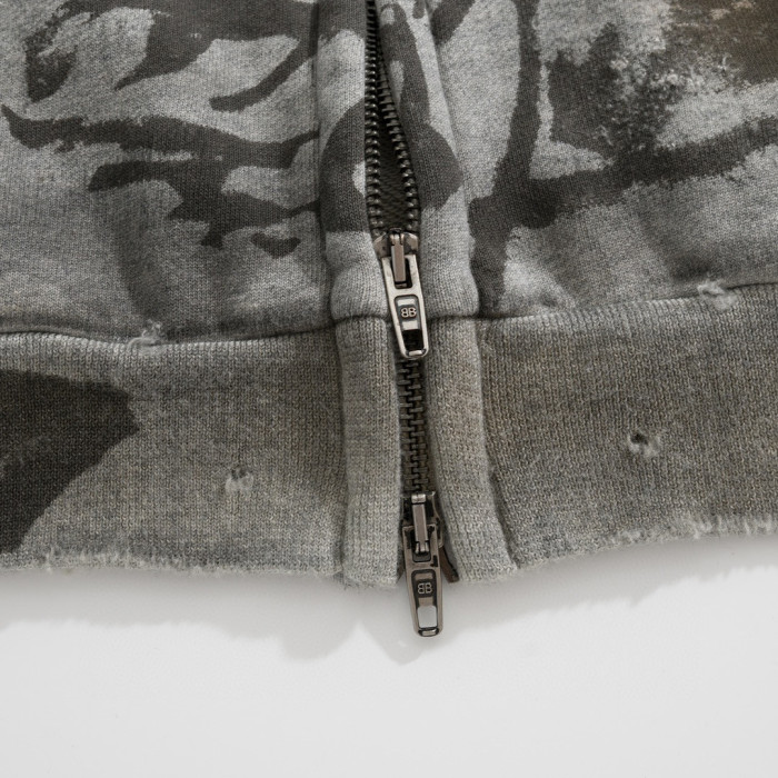 Balenciaga Skater Zip Up Hoodie Medium Fit Baggy Sweatpants Ngvp #nigo6481
