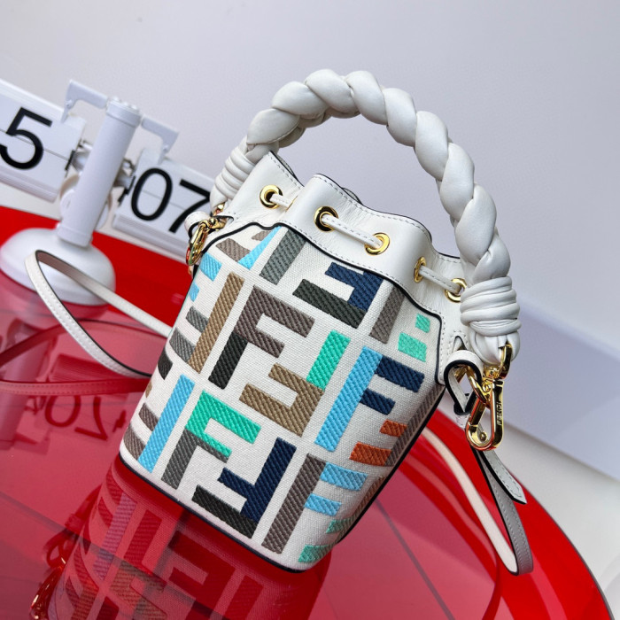 FENDI NIGO Green Bucket Crossbody Bag #nigo57587