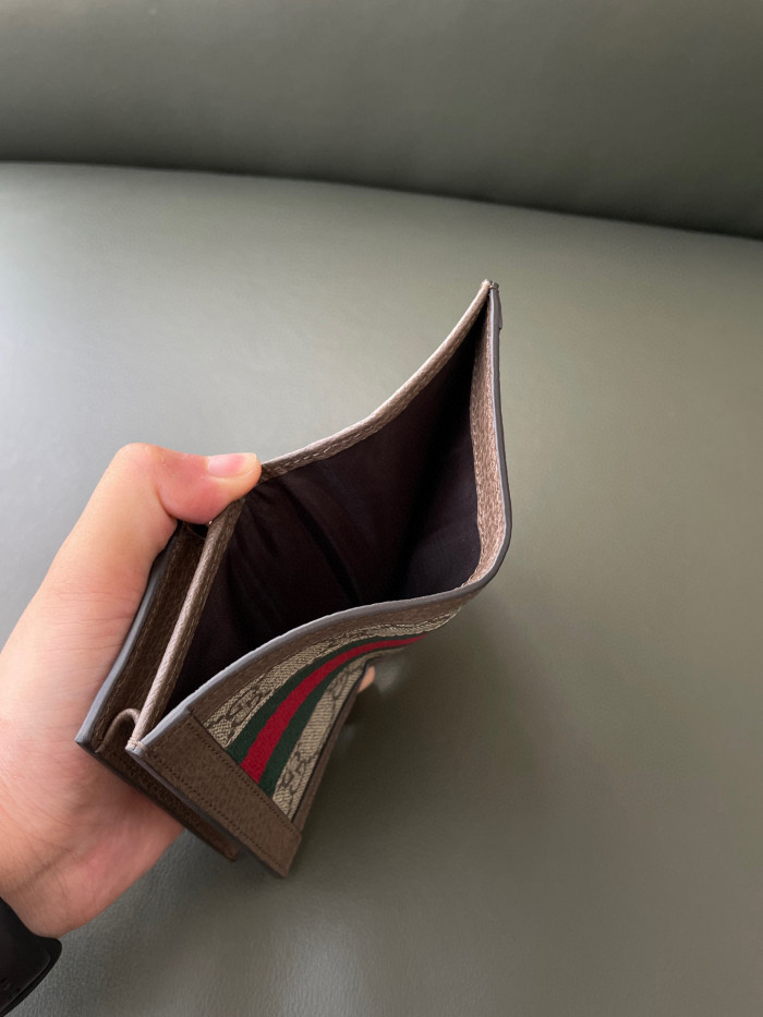 Gucci NIGO Leather Canvas Patchwork Small Wallet #nigo21141