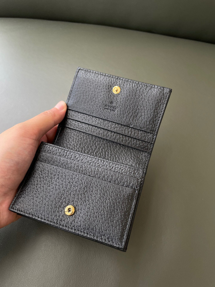 Gucci NIGO Leather Canvas Patchwork Small Wallet #nigo21141
