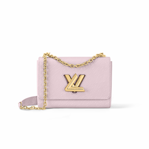 Louis Vuitton TWIST Black Leather Chain Bag #nigo21725