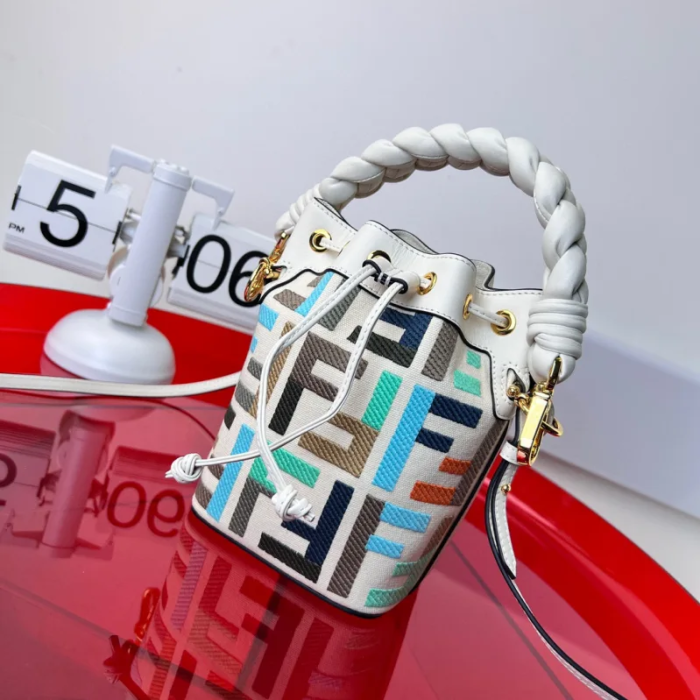 FENDI NIGO Green Bucket Crossbody Bag #nigo57587