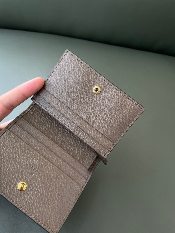 Gucci NIGO Leather Canvas Patchwork Small Wallet #nigo21141
