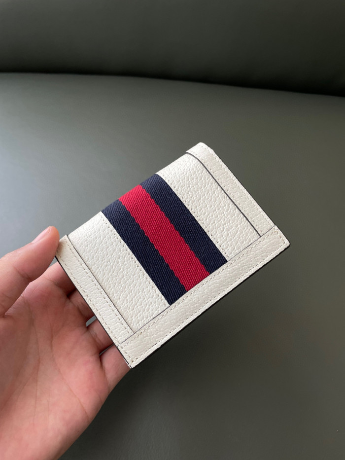 Gucci NIGO Leather Canvas Patchwork Small Wallet #nigo21141