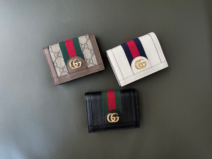 Gucci NIGO Leather Canvas Patchwork Small Wallet #nigo21141