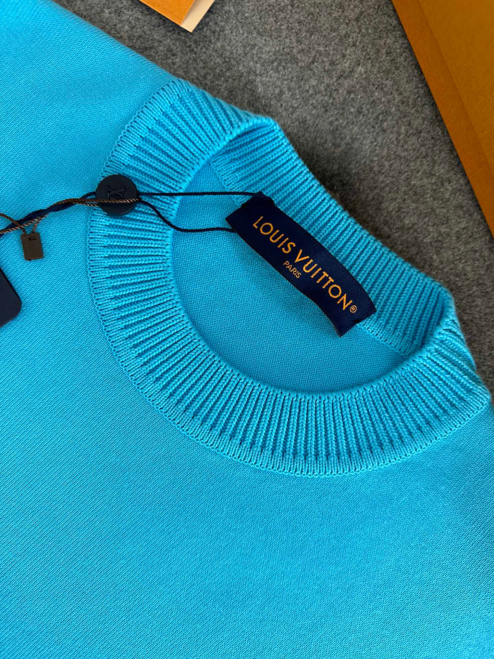 Louis Vuitton NIGO knitted Short Sleeved Sweater Pullover #nigo57627