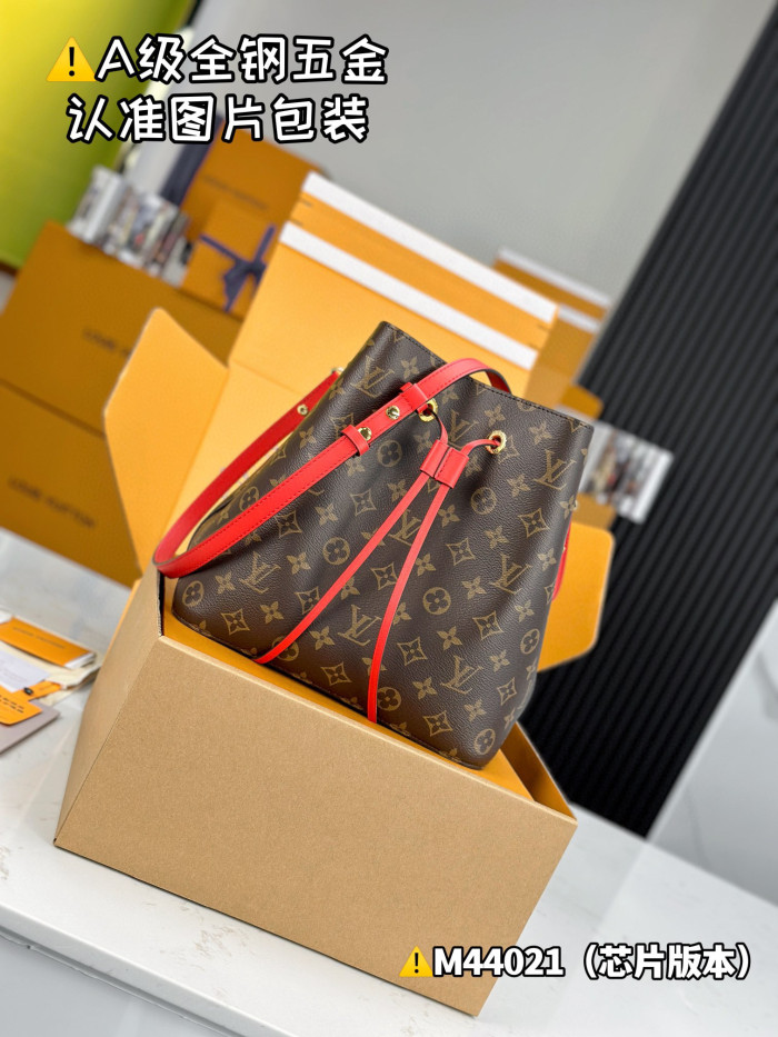 Louis Vuitton NIGO Leather Drawstring Bucket Bag Bags #nigo57175
