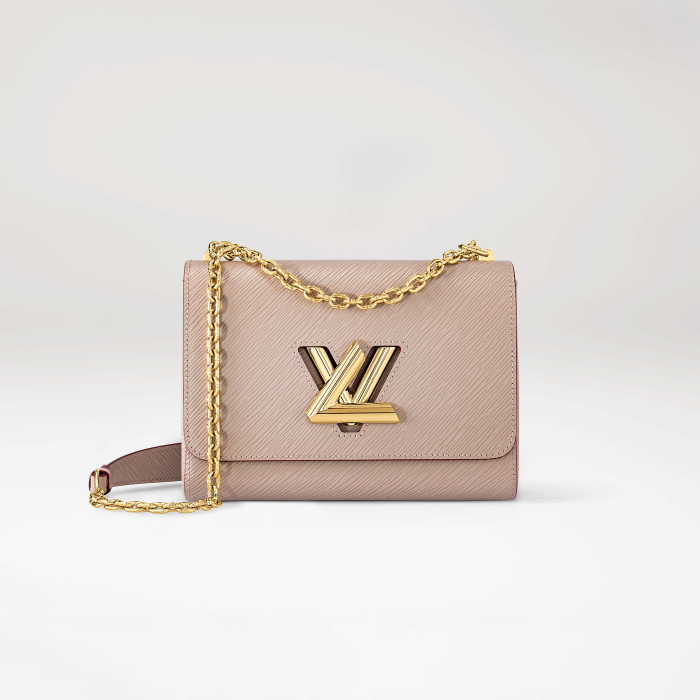 Louis Vuitton TWIST Black Leather Chain Bag #nigo21725