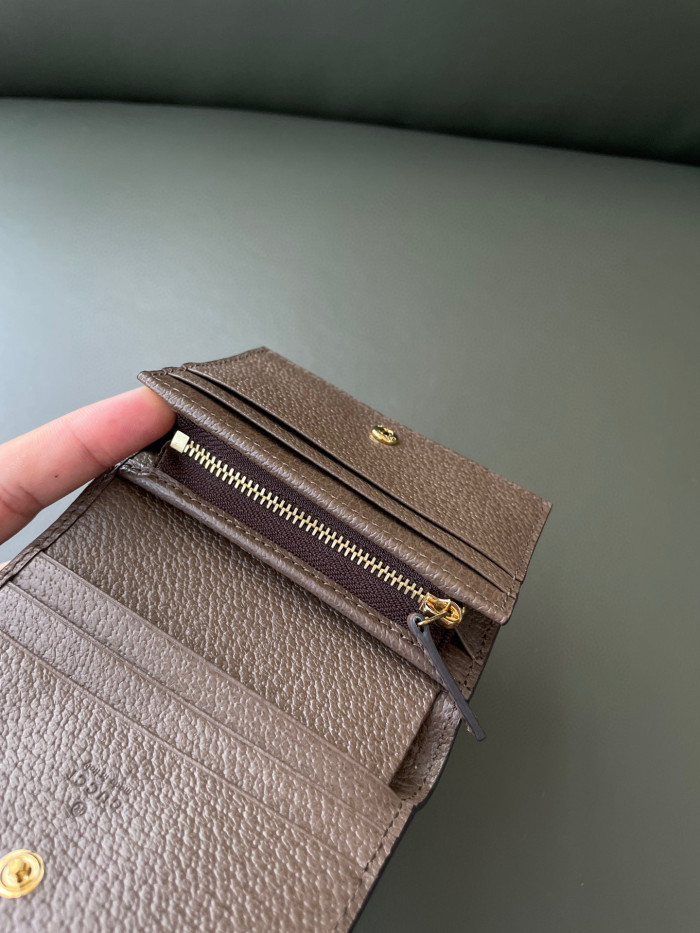 Gucci NIGO Leather Canvas Patchwork Small Wallet #nigo21141