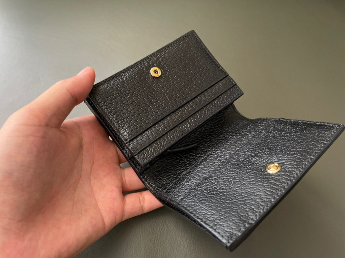 Gucci NIGO Leather Canvas Patchwork Small Wallet #nigo21141