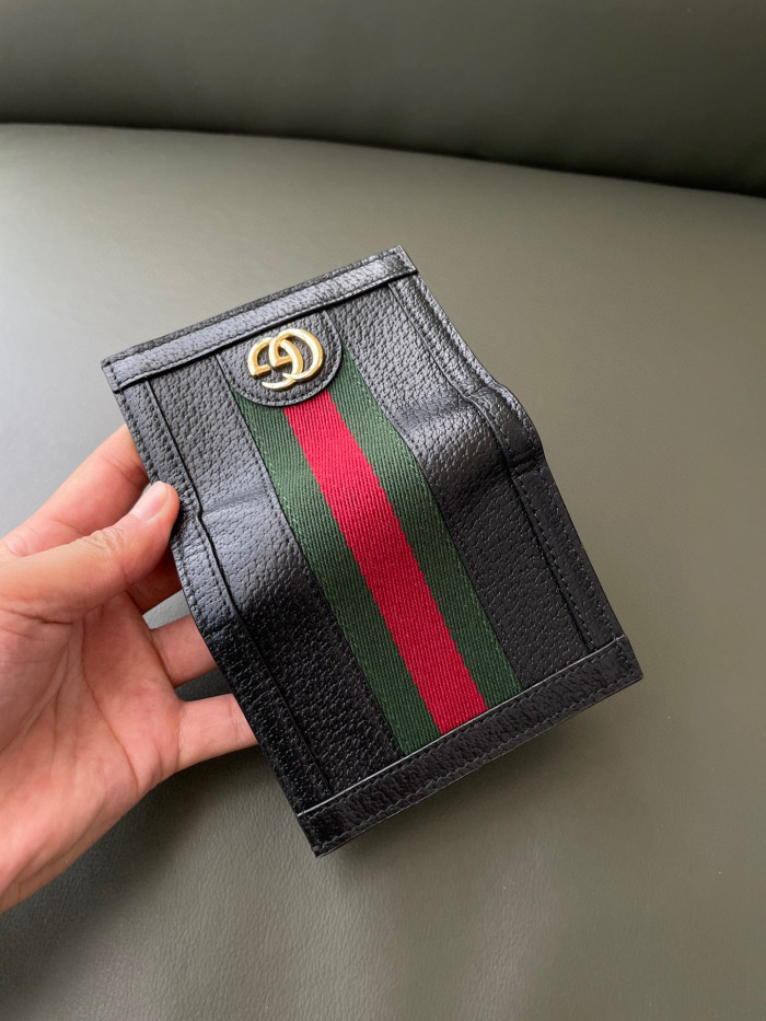 Gucci NIGO Leather Canvas Patchwork Small Wallet #nigo21141