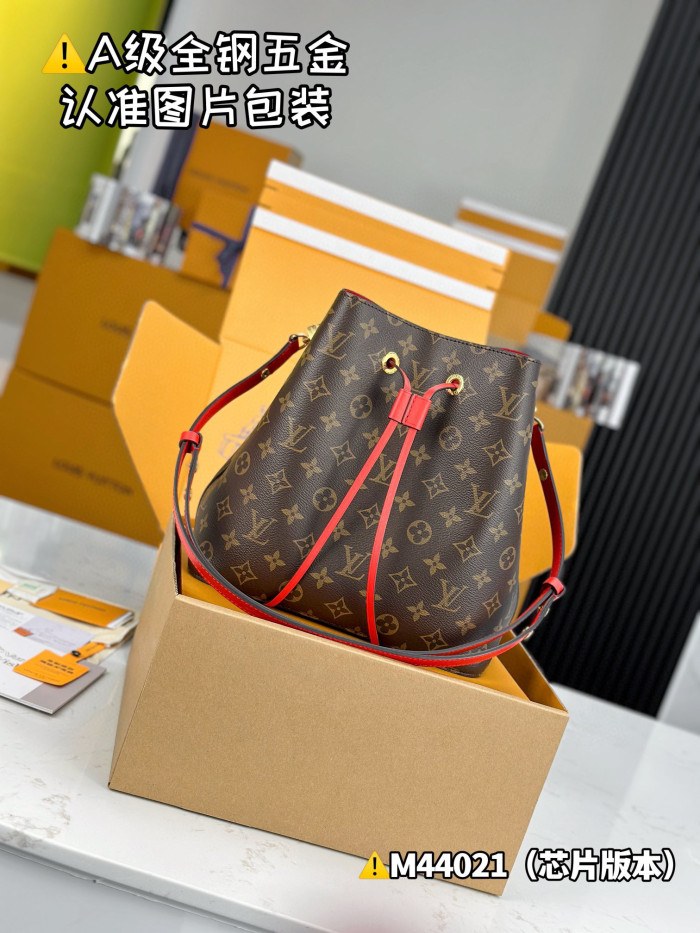 Louis Vuitton NIGO Leather Drawstring Bucket Bag Bags #nigo57175