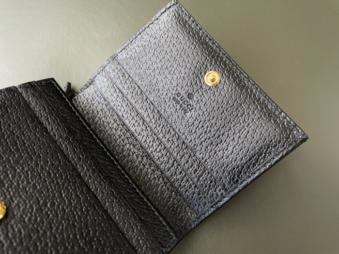 Gucci NIGO Leather Canvas Patchwork Small Wallet #nigo21141