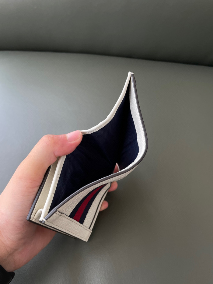 Gucci NIGO Leather Canvas Patchwork Small Wallet #nigo21141