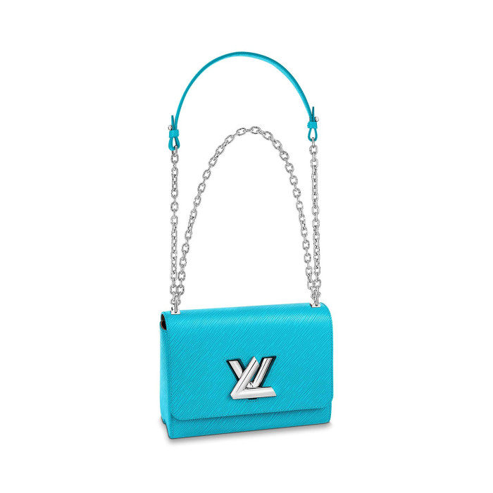 Louis Vuitton TWIST Black Leather Chain Bag #nigo21725