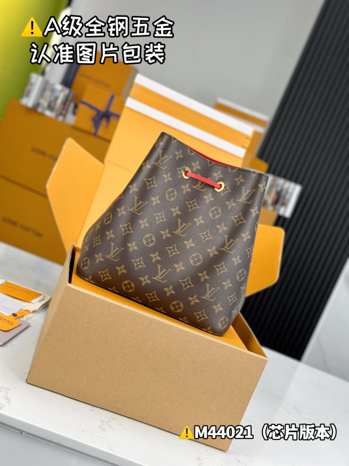 Louis Vuitton NIGO Leather Drawstring Bucket Bag Bags #nigo57175