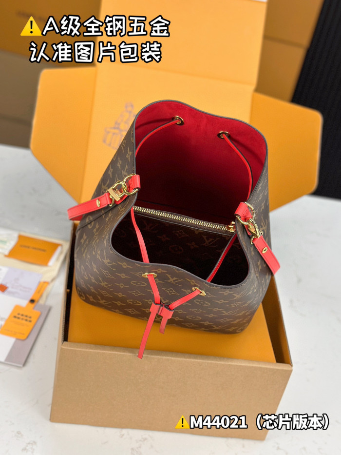 Louis Vuitton NIGO Leather Drawstring Bucket Bag Bags #nigo57175