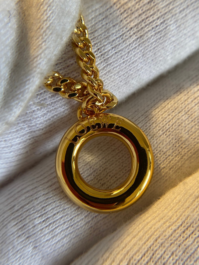 Loewe Anagram Hollow Out Earrings Necklace Bracelet Jewellery #nigo96349